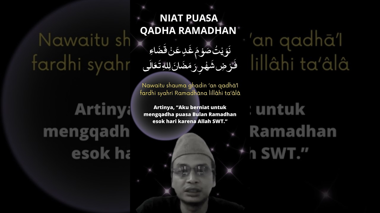 NIAT PUASA QADHA RAMADHAN #shorts #niatpuasa