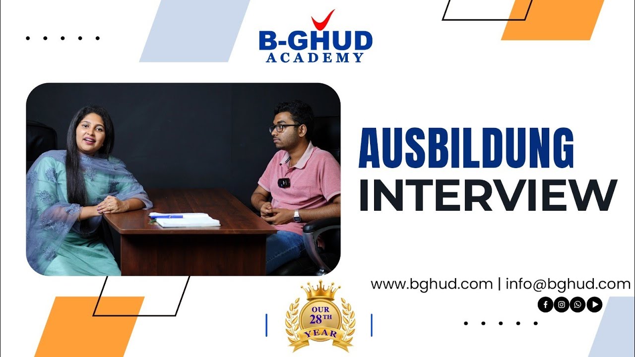 Nursing Ausbildung Interview | German | B-ghud academy