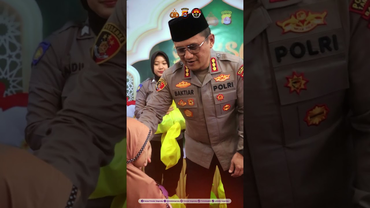 Polresta Tangerang Gelar Baksos dan Buka Puasa Bersama Anak Yatim Piatu