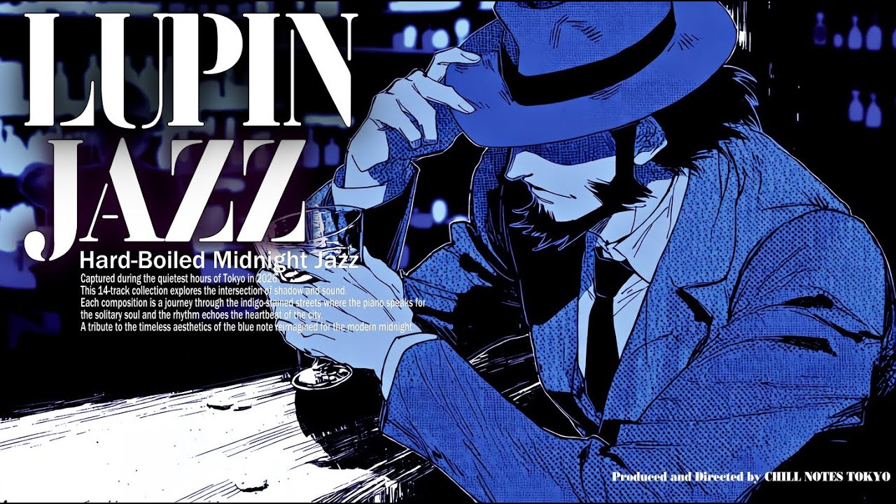 【Lupin III Style】男の孤独とマグナムの残響。深夜のバーで独り グラスに溶ける極上ジャズ・セッション / Hard-Boiled Midnight Jazz