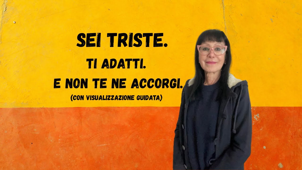 Quando la tristezza è silenziosa - una visualizzazione per chi si adatta per amore