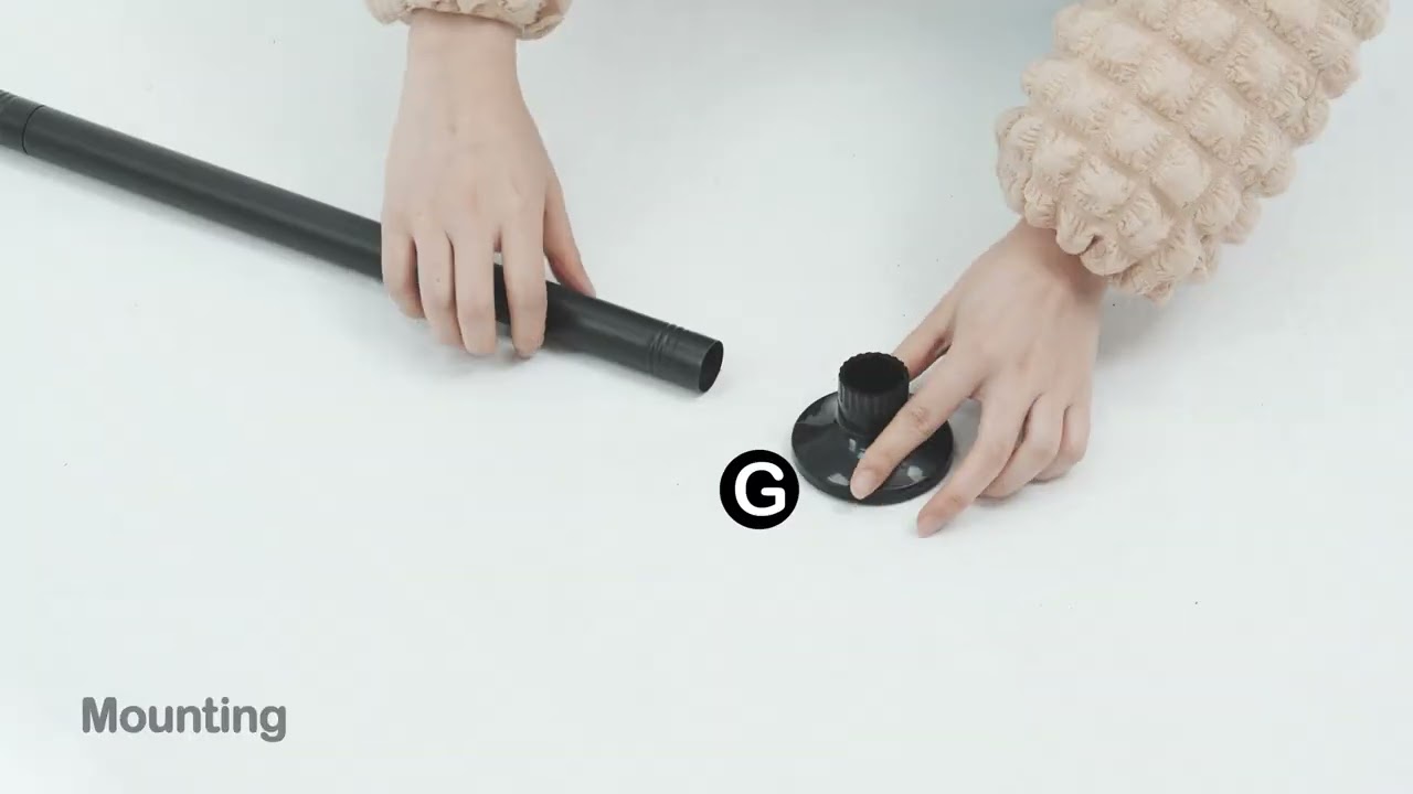 Installation Video of Room Divider Curtain Rod 28-73.8inch