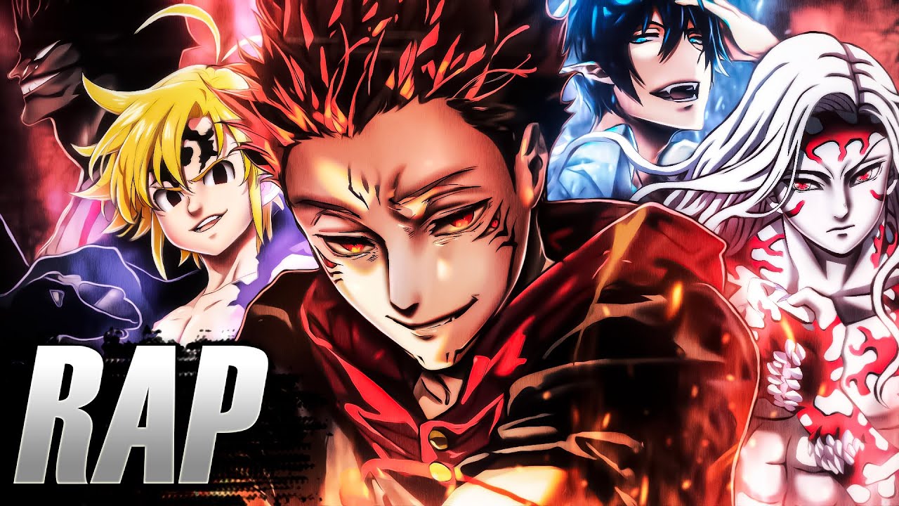 DEMONIOS DEL ANIME MACRO RAP - Infierno | Keyto ft. Rapperland