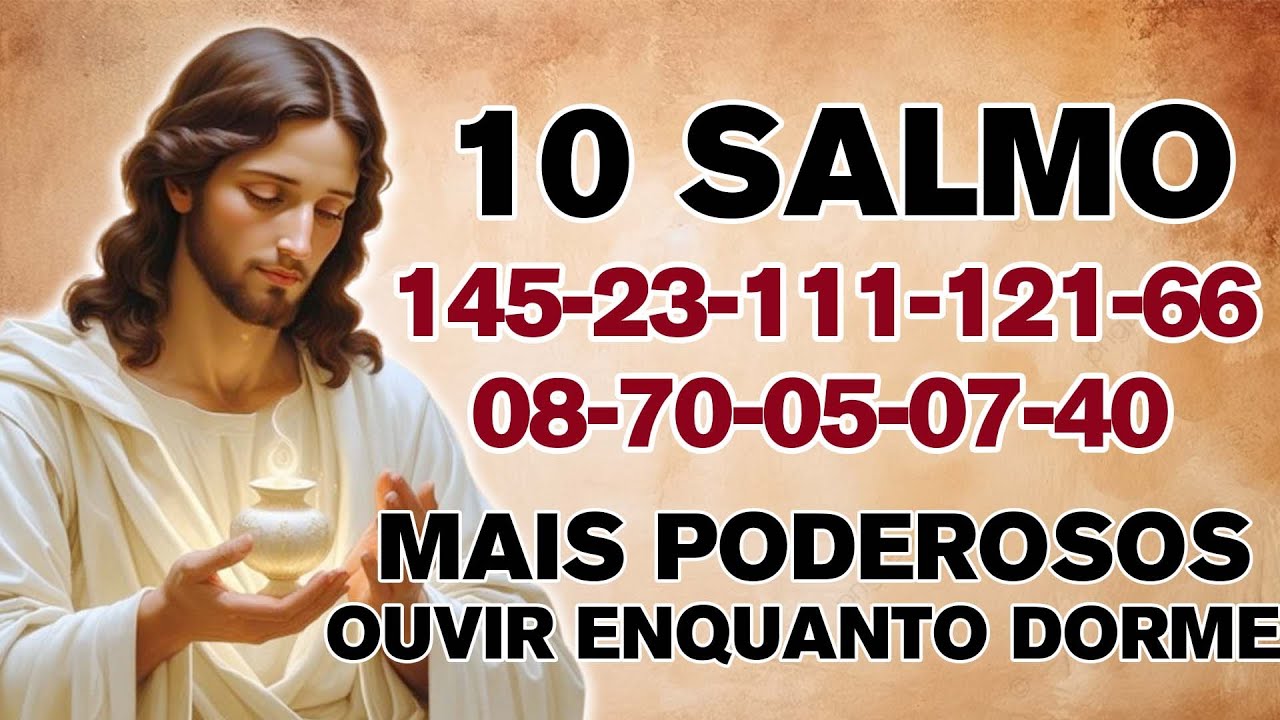 DEUS ABRIR TODAS AS PORTAS: ORAÇÃO PARA DORMIR com 10 SALMOS mais poderosos😴