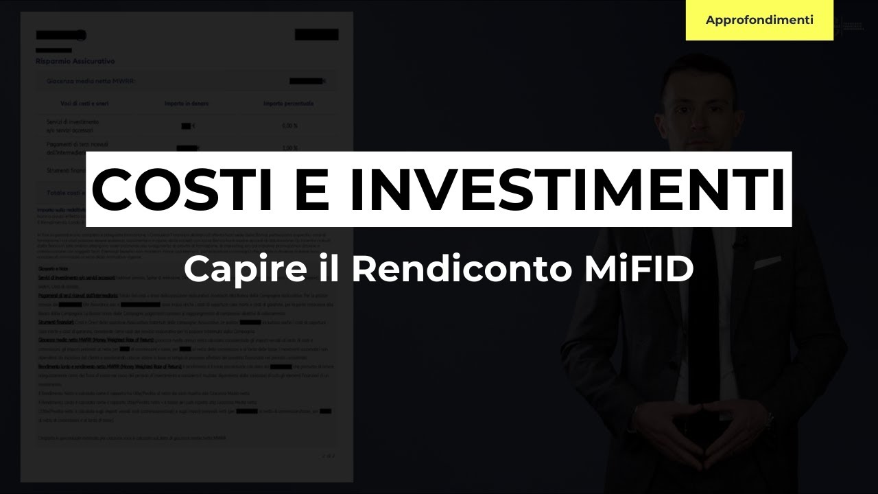Rendiconto Costi e Oneri MiFID: Guida Completa alla lettura