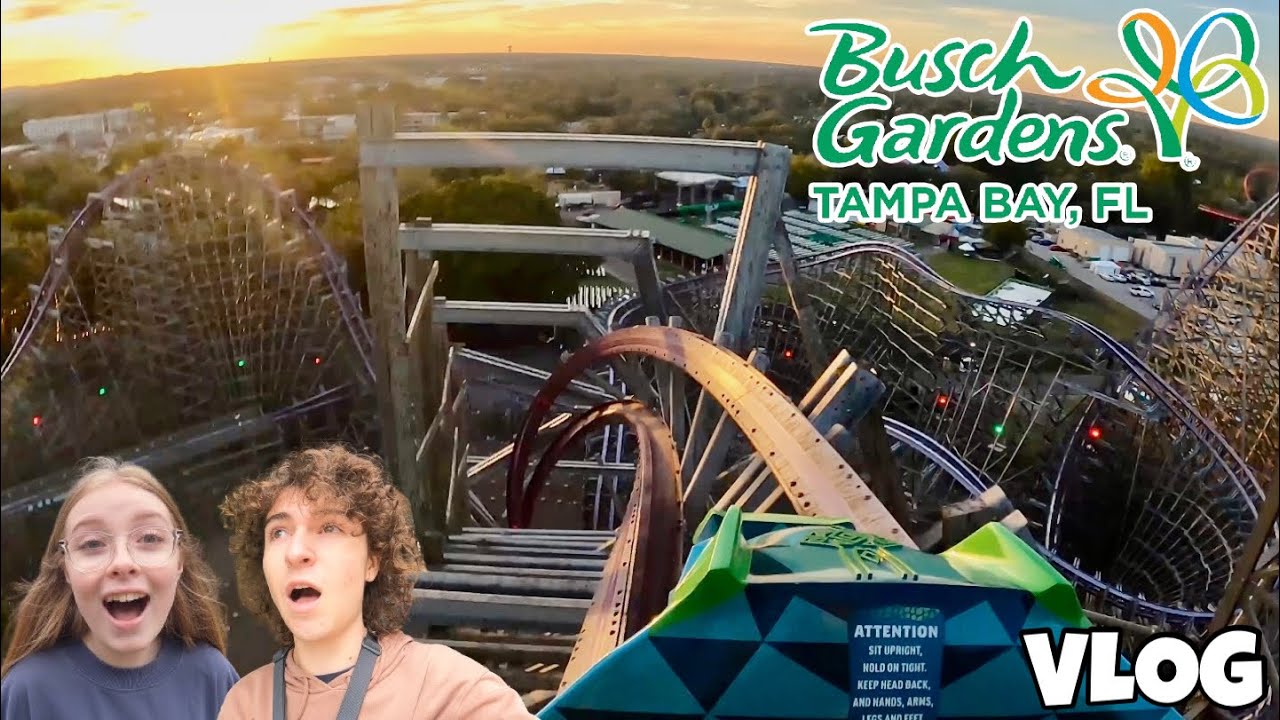 Возвращаемся во Флориду!! Busch Gardens Tampa Bay — Тампа, Флорида | VLOG [2024]