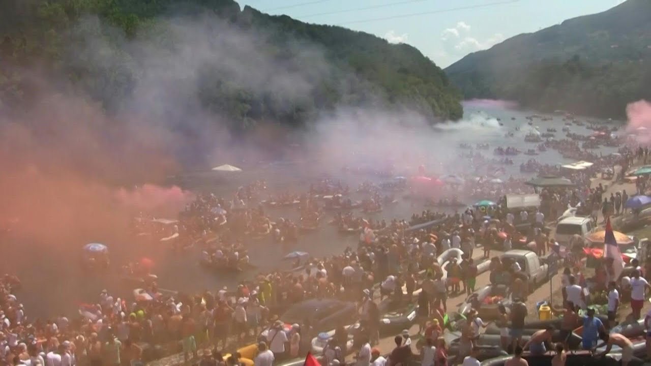 With no sea, regatta on Drina is equally good for Serbs | AFP