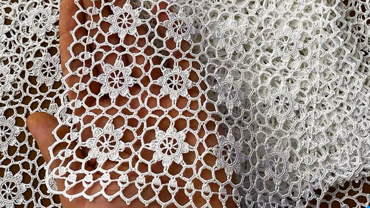 Beautiful Crochet Motif, New Crochet Pattern For Crochet runner, Crochet Blanket, Crochet Tablecloth