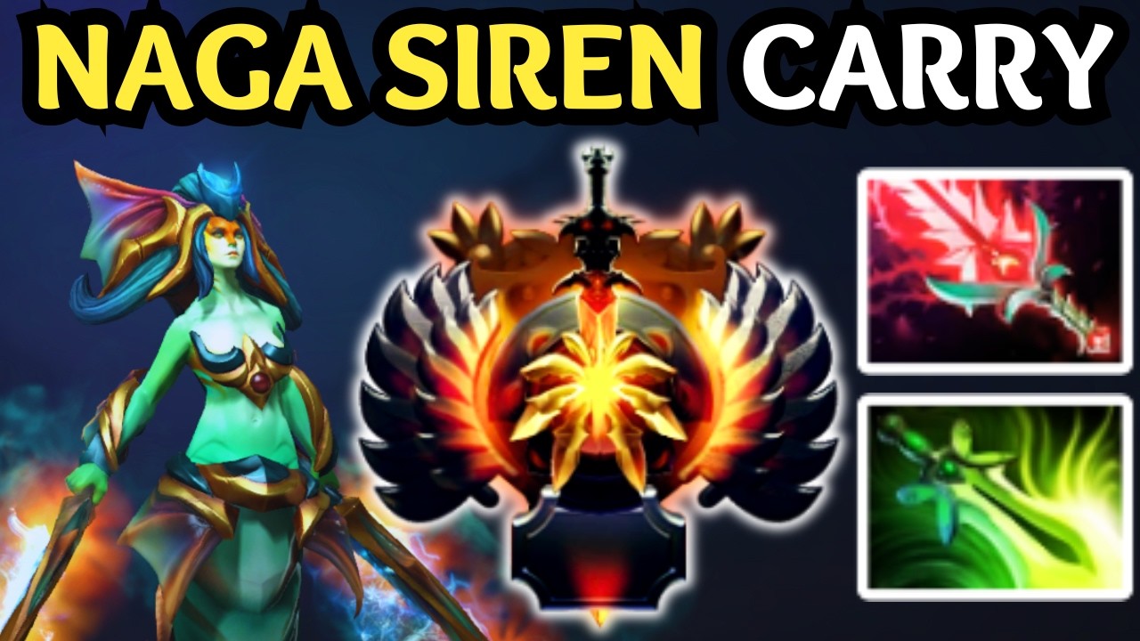 🔥 HOW NAGA SIREN CARRY WINS — CAN’T KILL THE REAL ONE | DOTA 2 🔥