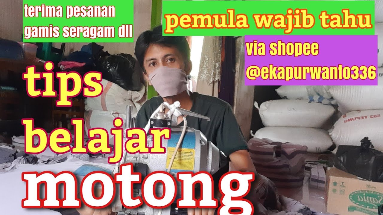 cara memotong kain di konveksi untuk pemula cutting on garment