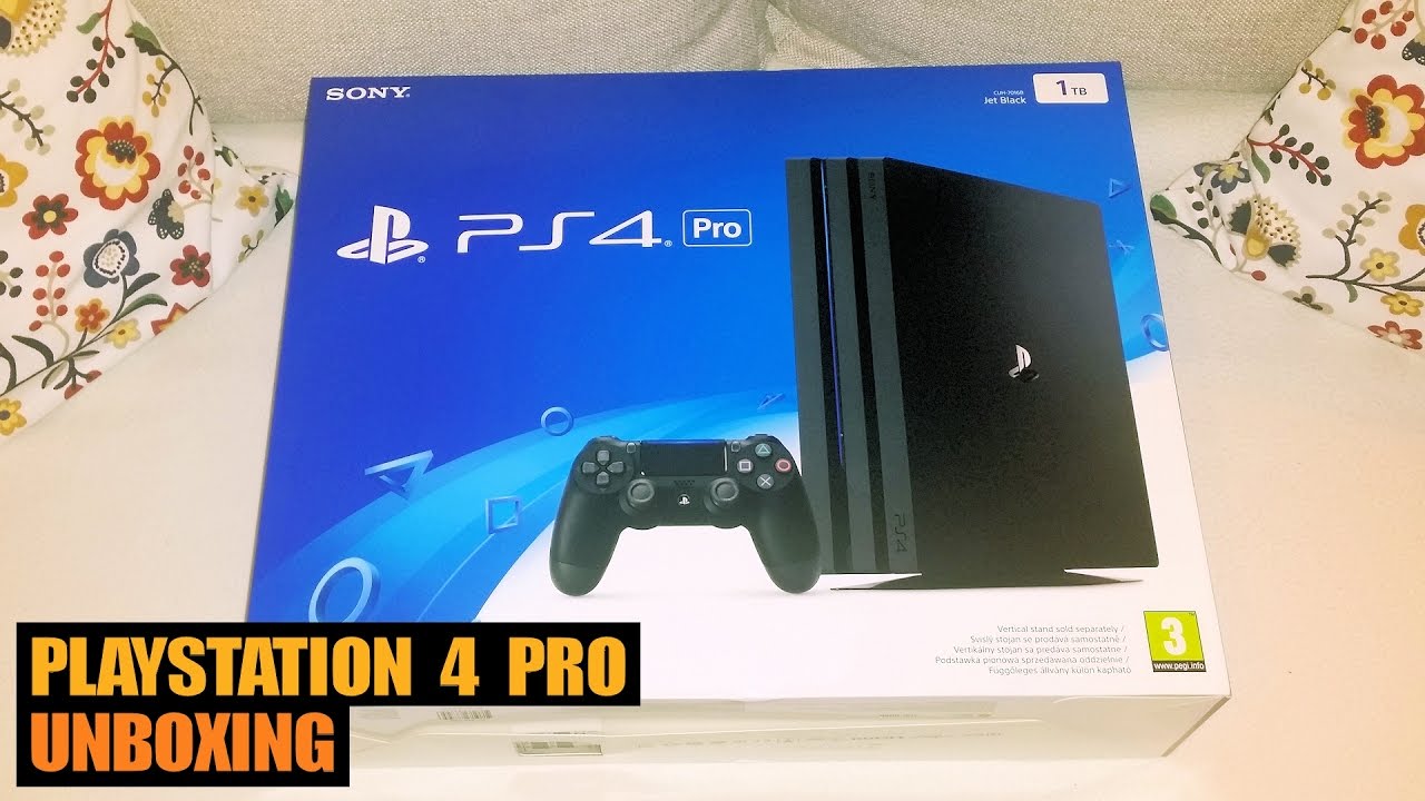 PlayStation 4  PRO - unboxing PL (rozpakowanie zestawu startowego PS4 PRO)