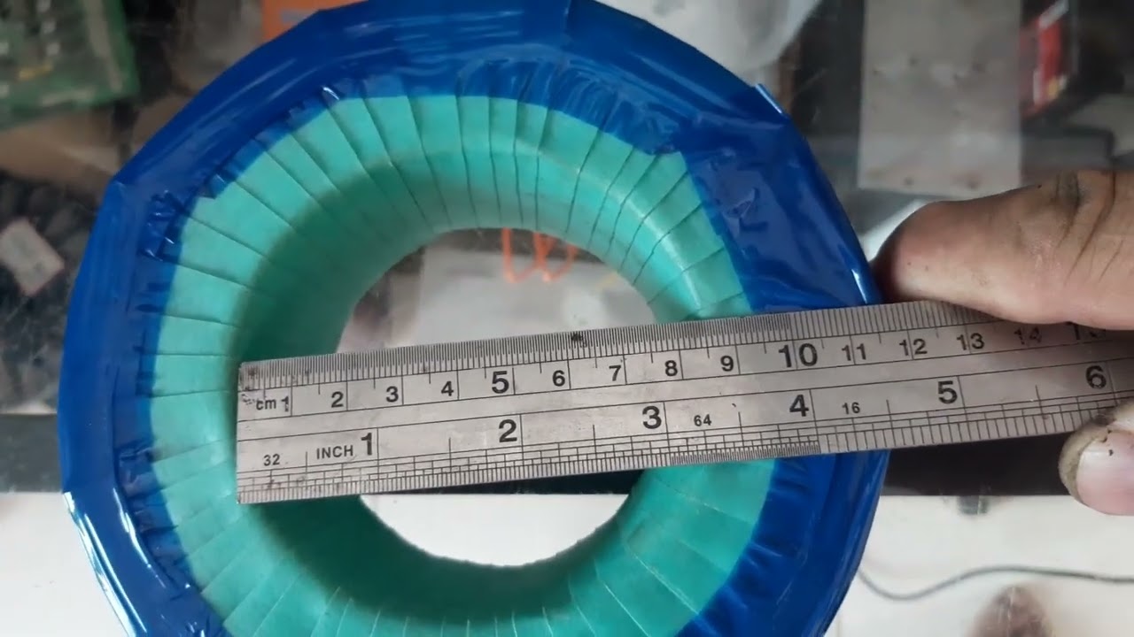 Preparando Trafo Toroidal aula 1