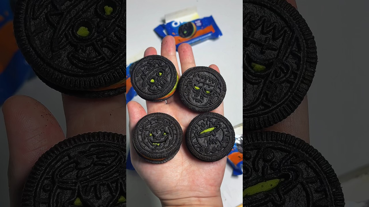 Spooky Oreo 👻💀 #oreo #unpacking #asmr