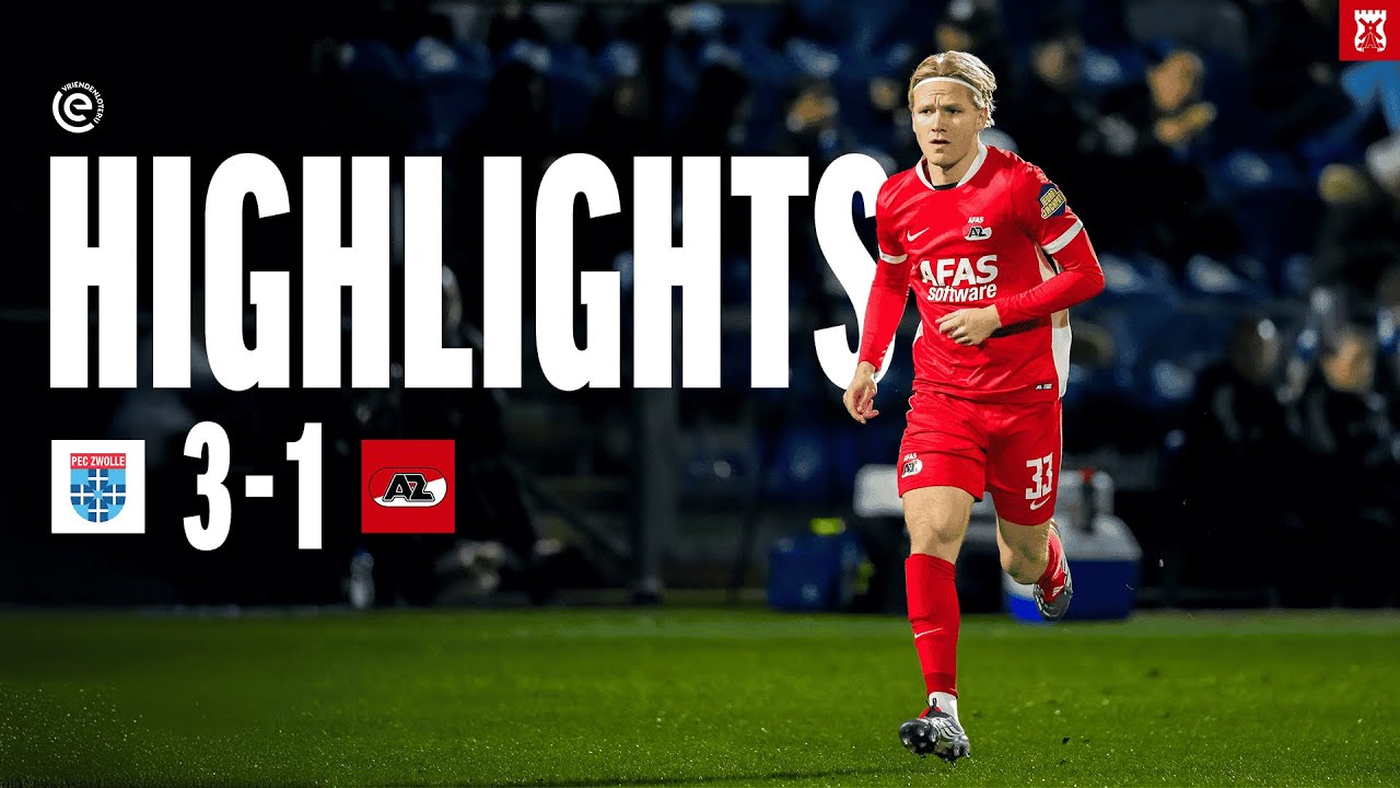 PEC Zwolle - AZ // Highlights