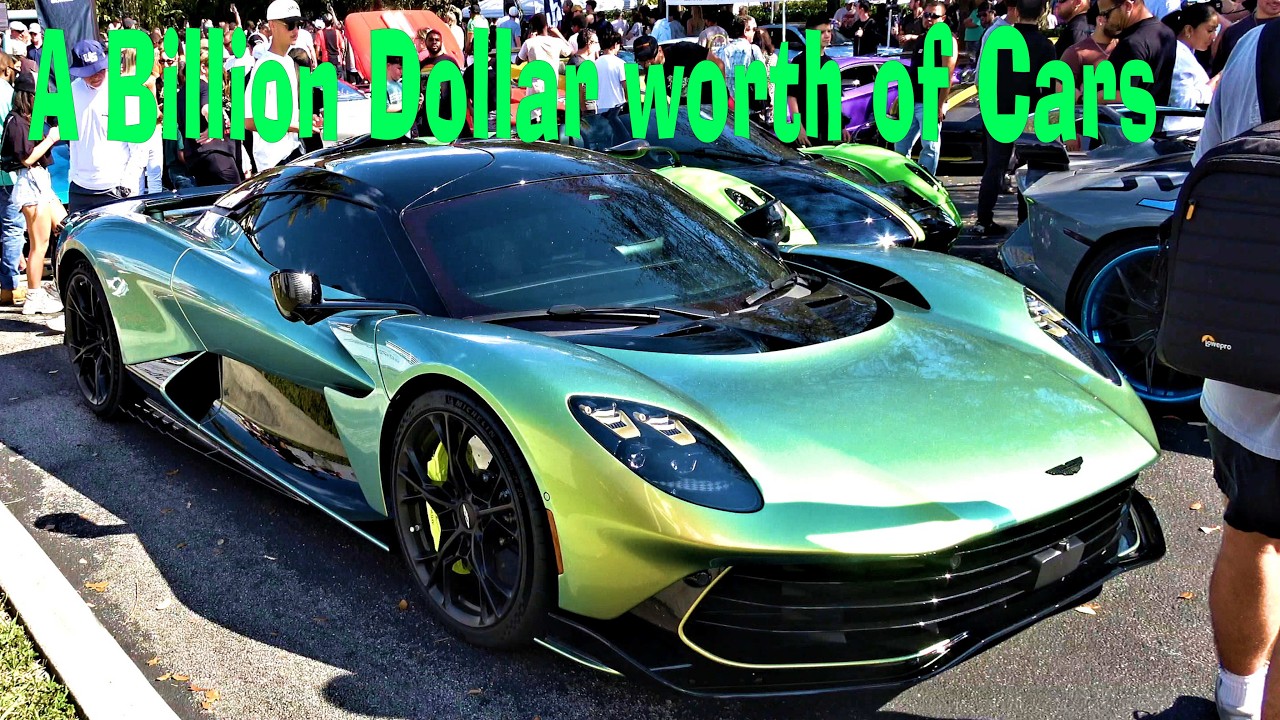 When a Billion Dollars worth of Supercars come together in Hollywood Florida