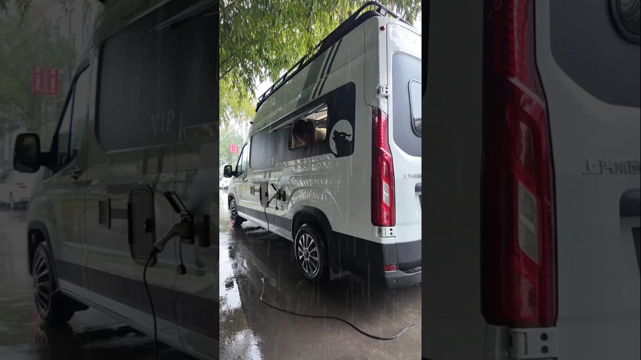 Unexpected Heavy Rain During Car Charging | Real Vlog Experience#shorts #ytshorts