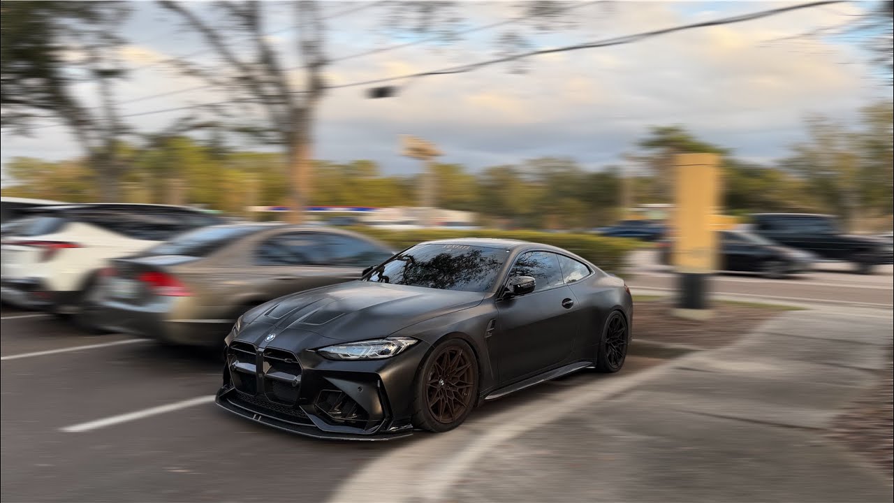 M4 Competition Goes Absurd On The Road… (CRAZY POPS AND BANGS ☄️)