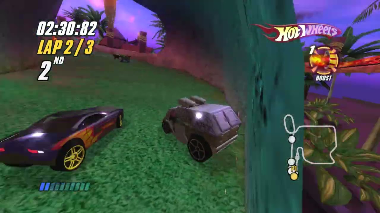 Hot Wheels: Beat That!! - Cool-One gameplay in Witch Doctor Way | Xbox 360