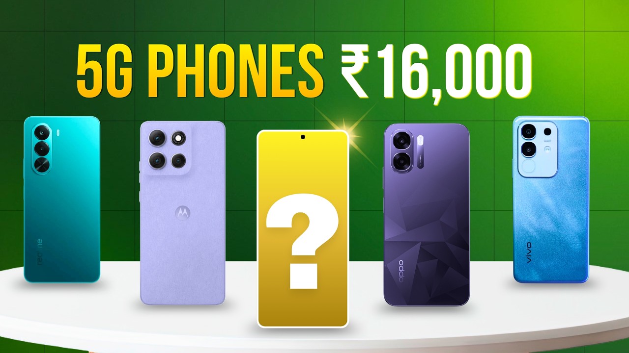 Best 5G Phones Under ₹16000 in 2026 🔥 | Top 5 Budget Smartphones Under 16K