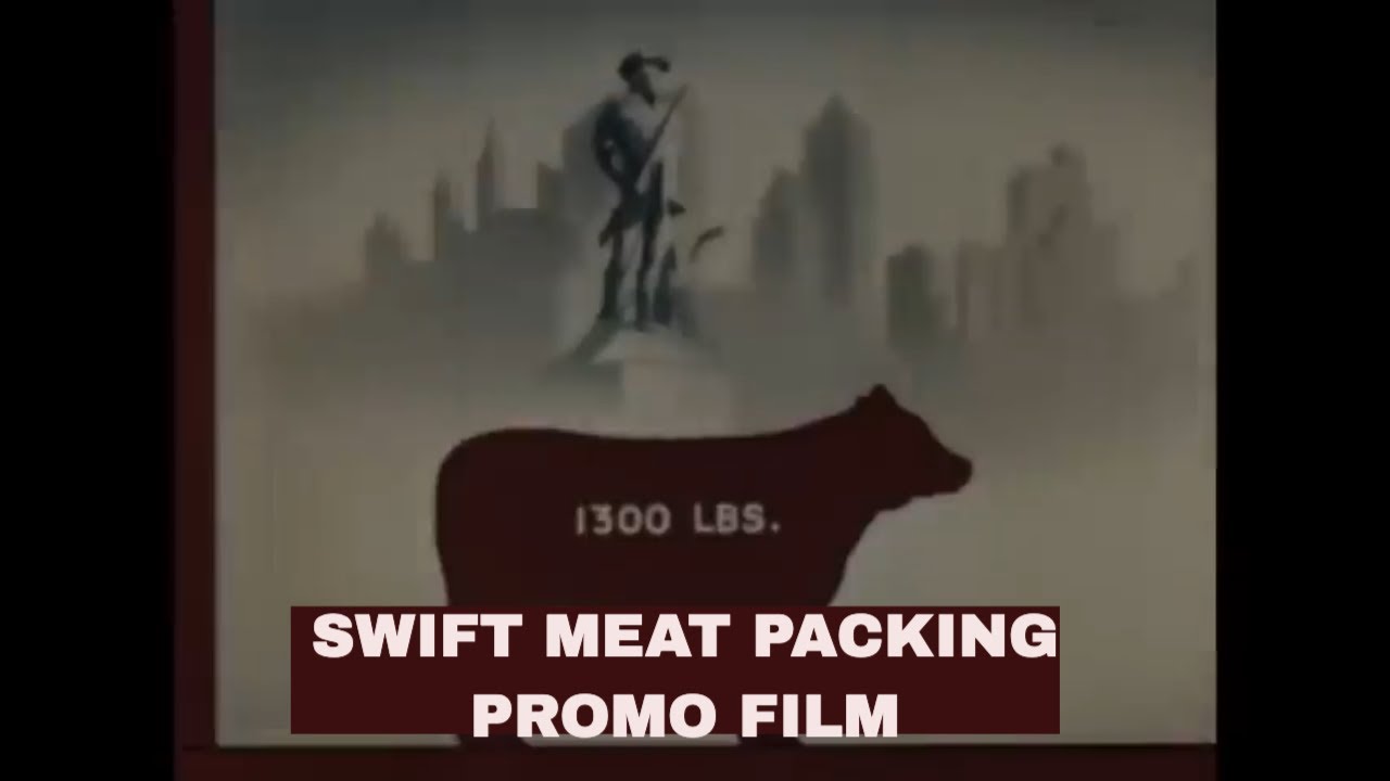 1940s SWIFT & COMPANY MEAT PACKING  MARKETING FILM  SUPPLY & DEMAND CARTOON  53854