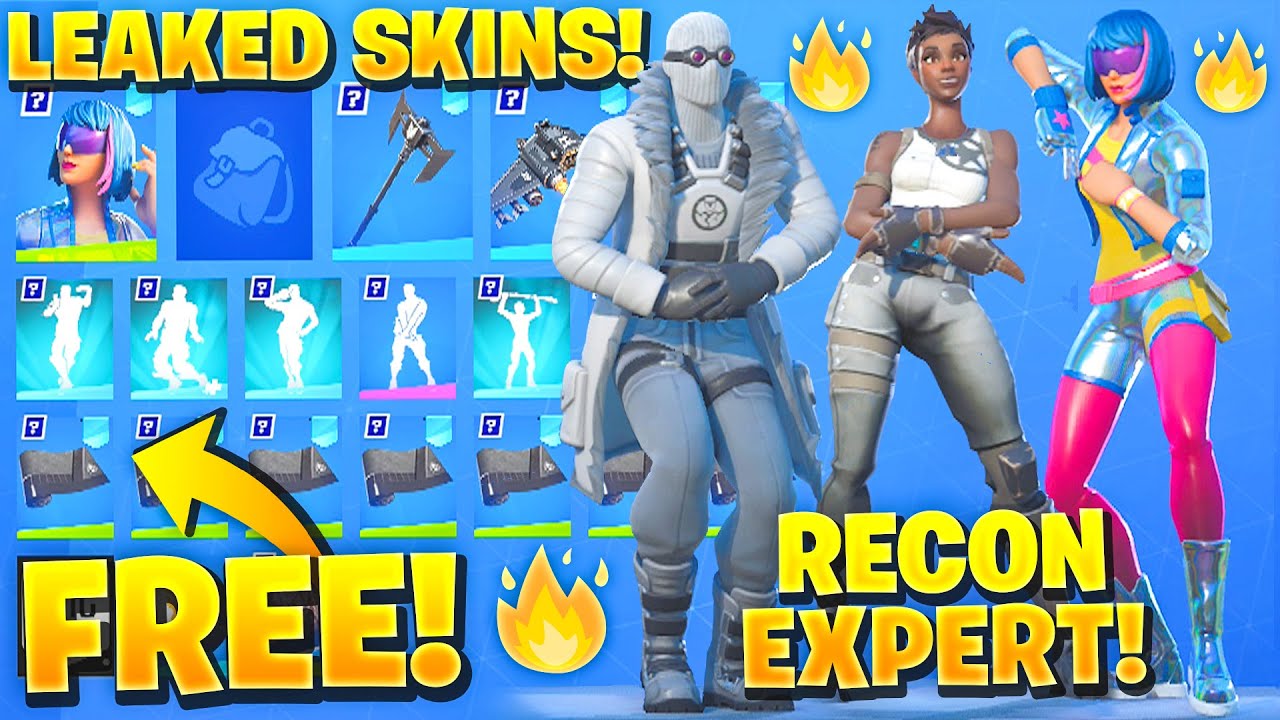 All New Leaked Fortnite Skins & Emotes! (RECON EXPERT, Renegade Shadow, Shimmer Specialist)