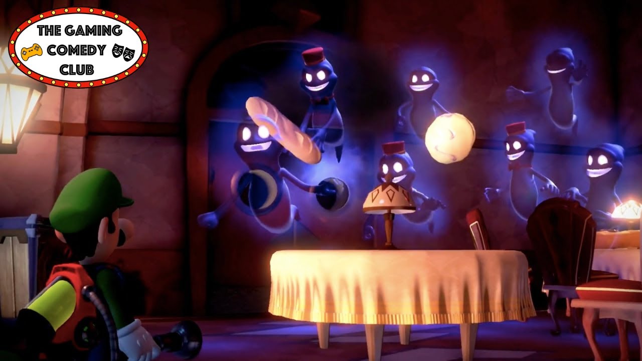Luigi's Frightening Food Fight