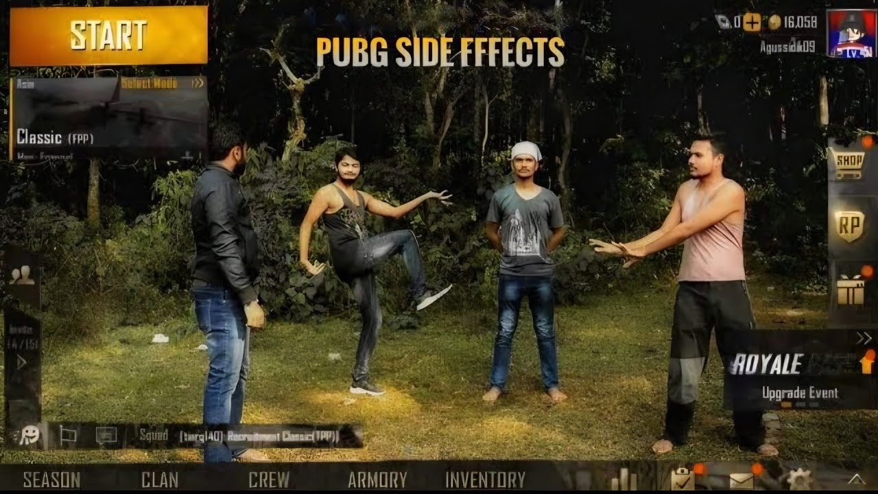 Side Effect of PUBG