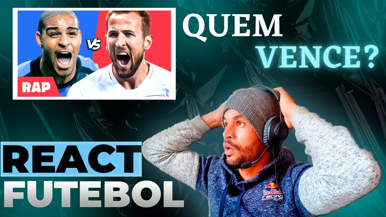 REACT FUTRAP - ♫ ADRIANO IMPERADOR vs HARRY KANE  Batalha de Rap ft