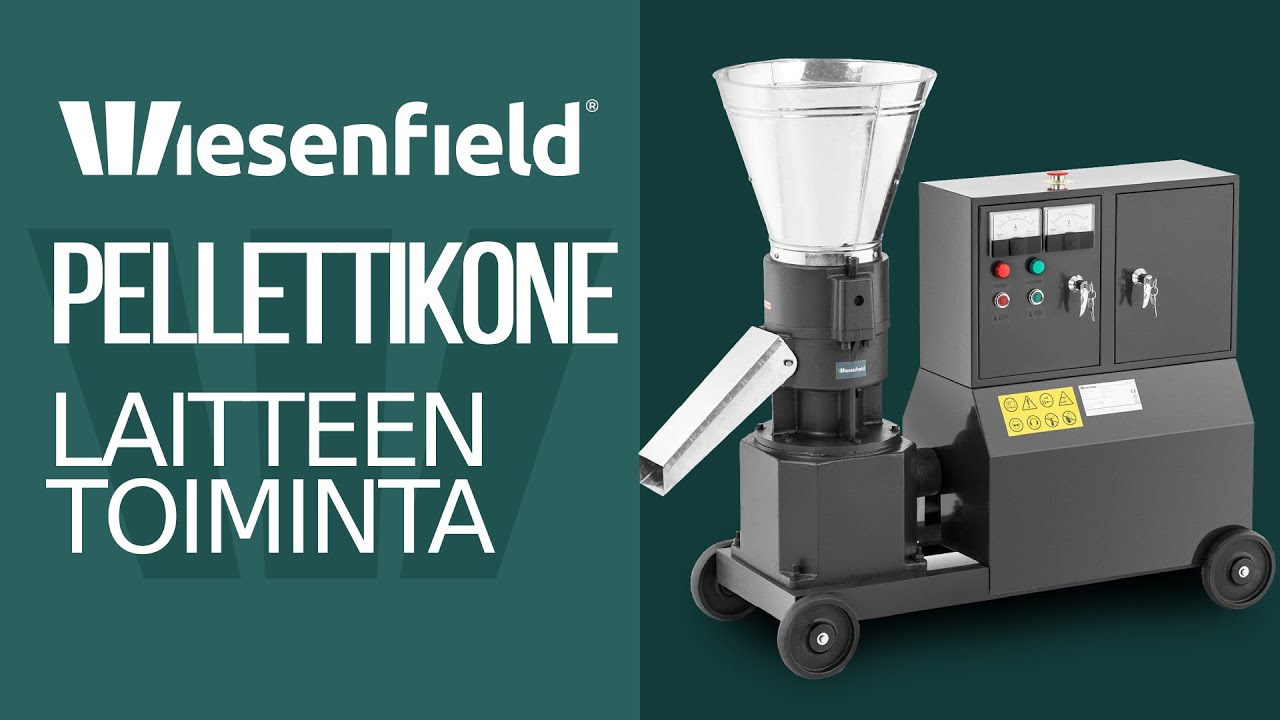Pellettikone Wiesenfield WIE-PM-1000 | Laitteen toiminta
