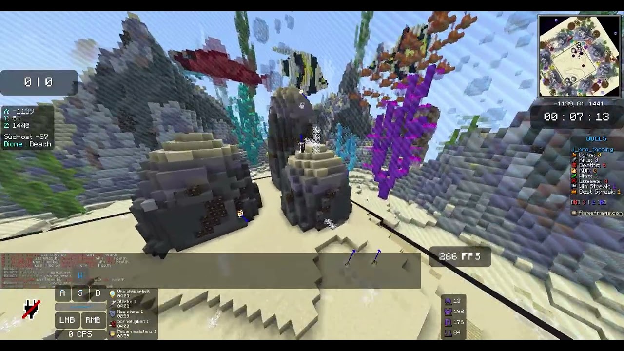 PvP Training nr.3 (diesmal auf dem Server FlameFrags)