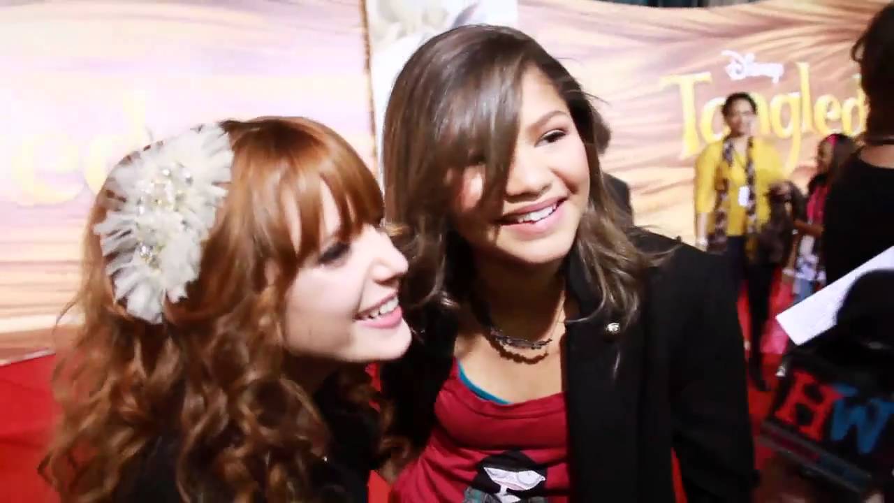 BellaThorne and Zendaya Coleman Interview - Red Carpet at Tangled Premiere