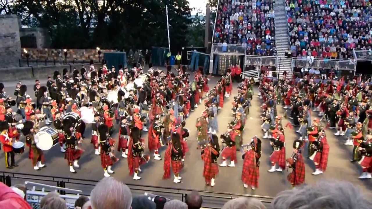 Royal Edinburgh Military Tattoo, 2011- Massed Pipes & Drums.