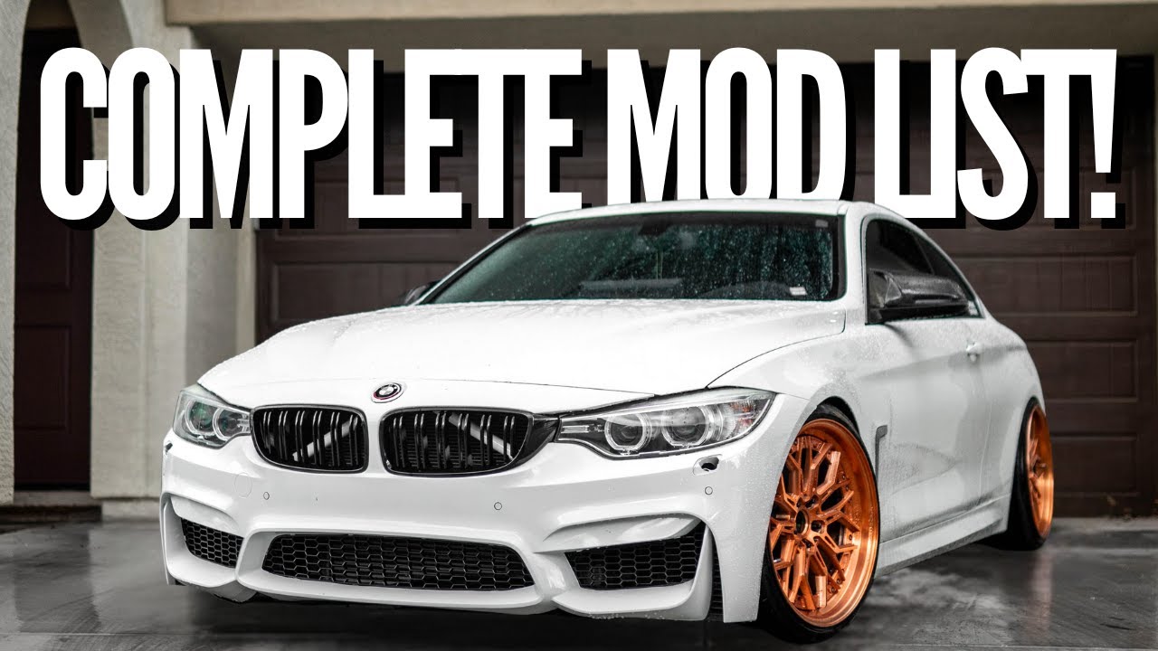 BMW 428i COMPLETE MOD LIST!
