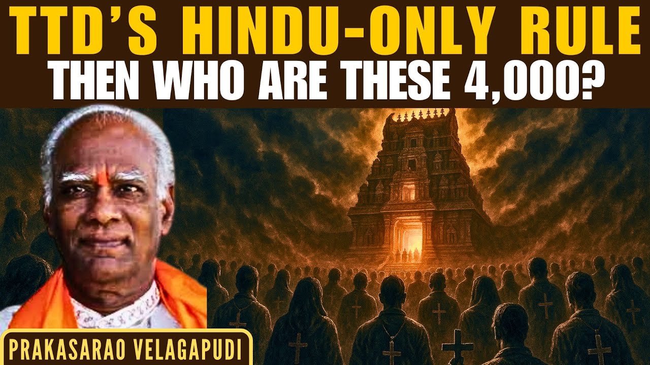 TTD’s Shocking Secret: 4,000 Christians on Payroll Despite Hindu-Only Rule?
