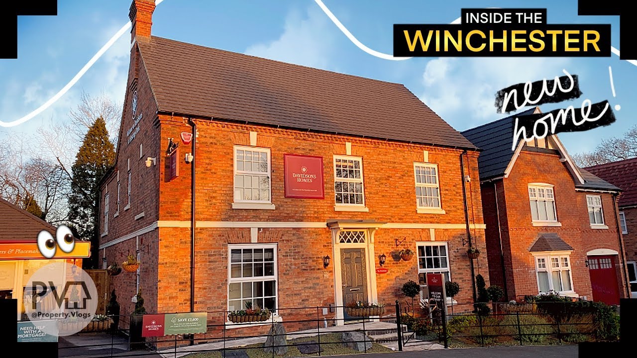 Touring a😍 GORGEOUS & HUGE! 4Bed New Build Property | Inside Davidsons Homes Winchester Showhome UK