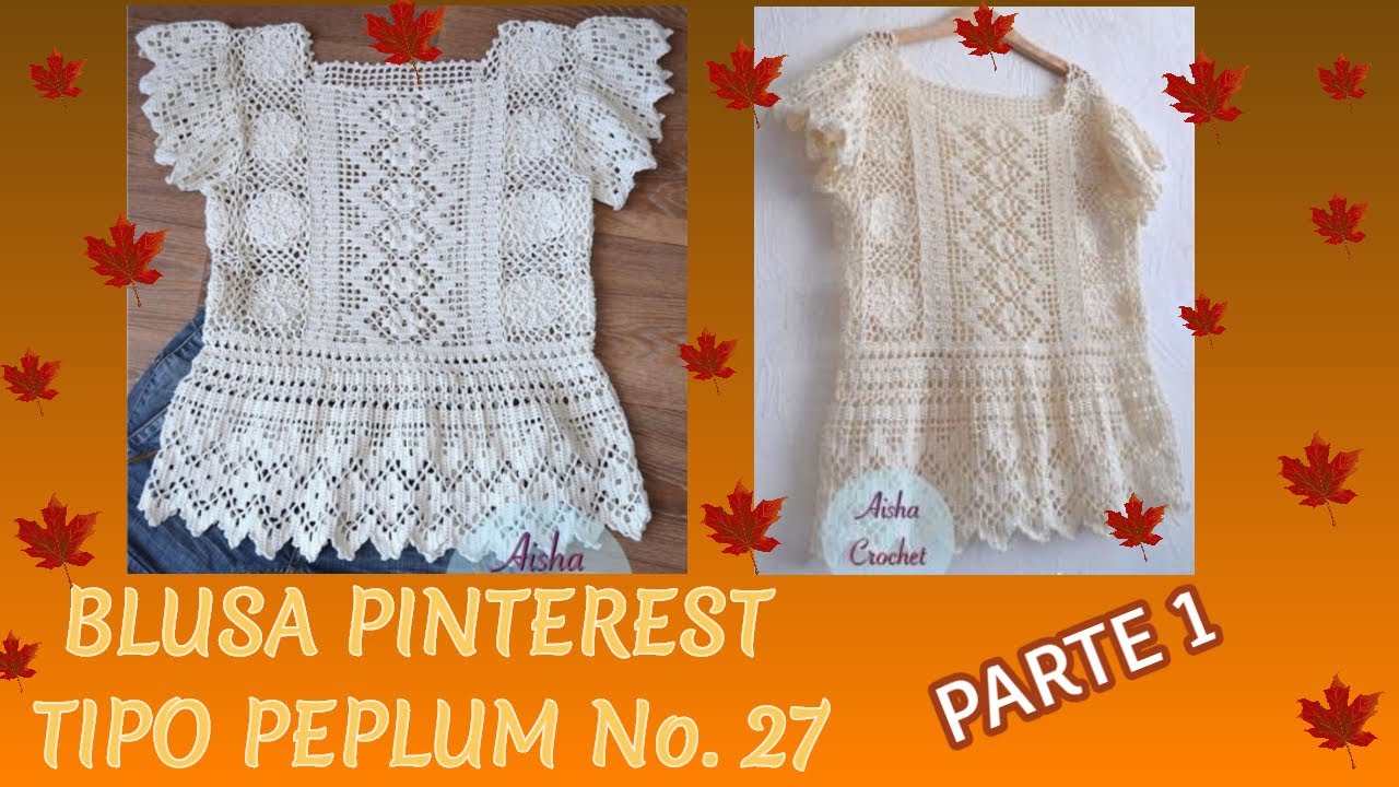 BLUSA PINTEREST #27 TIPO PEPLUM (PARTE 1)