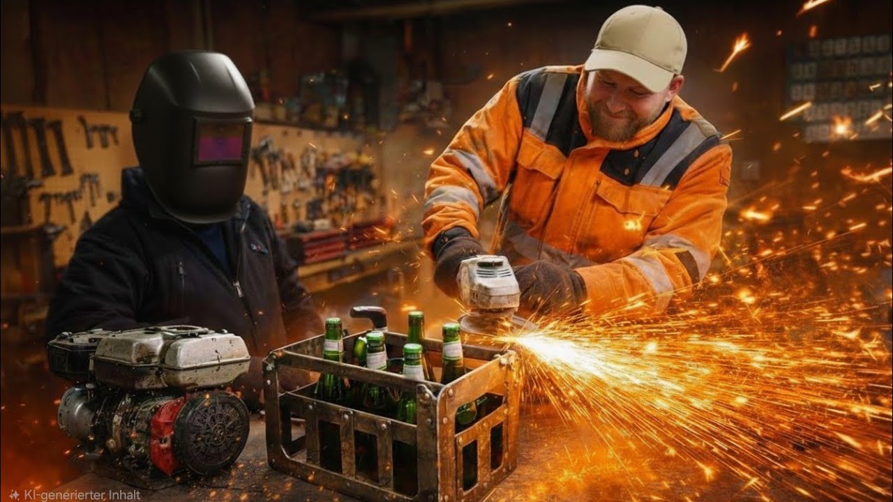 Flexen, Schweißen, Fachsimpeln: Der Bierkisten-Bau beginnt! Teil 1