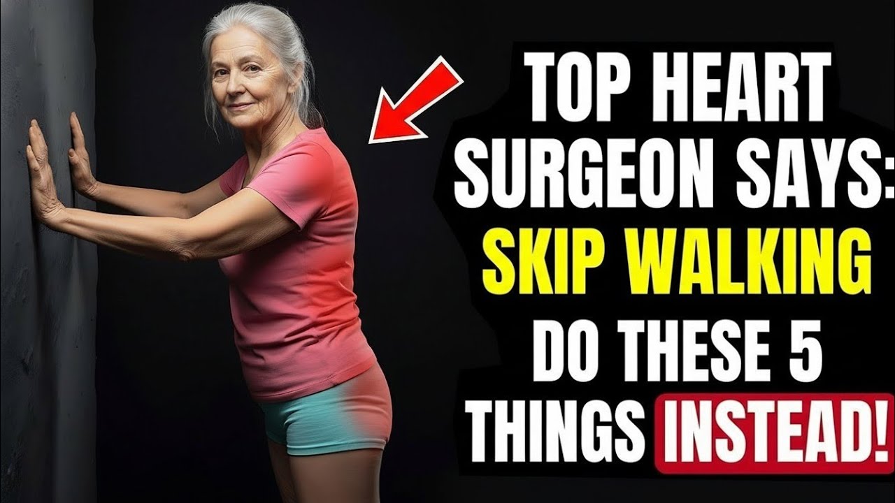 Stop Walking After 60! Do These 5 Wall Exercises for Better Strength & Balance#Over60Fitness