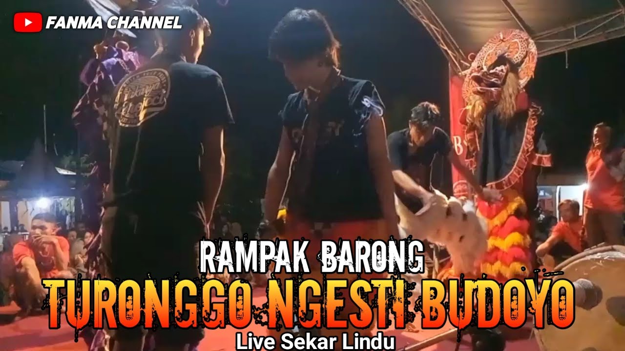 Barongan Ndadi Jaranan Turonggo Ngesti Budoyo Live Sekar Lindu 2022