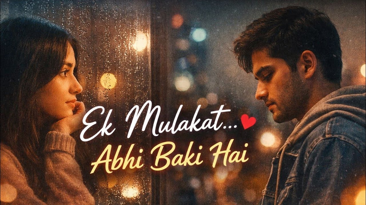Ek Mulakat Abhi Baki Hai 💔 | Lo-Fi Love Song | Sad Romantic Vibes | Hindi LoFi