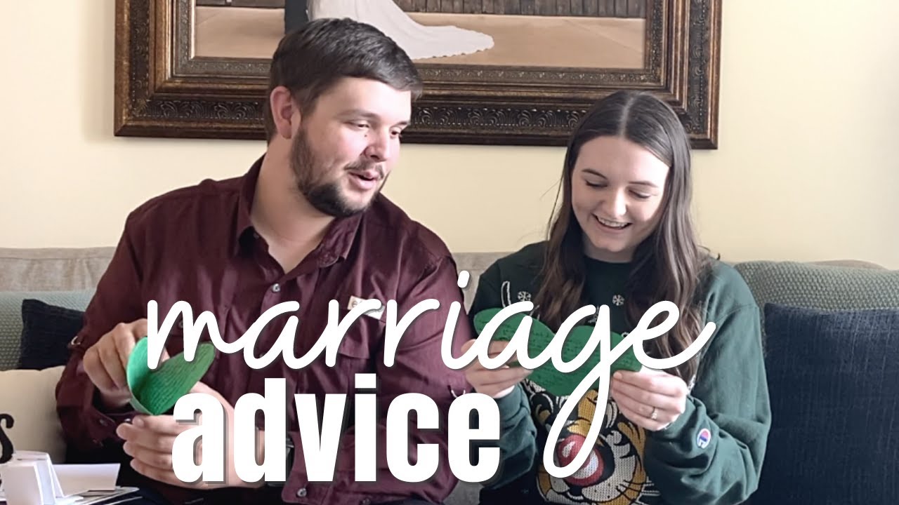 reading marriage advice & wedding cards