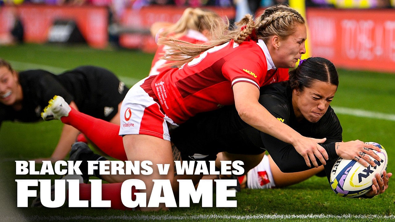 Sin Bin for Hair Pull Opens Floodgates! Black Ferns vs Wales WXV1 2023
