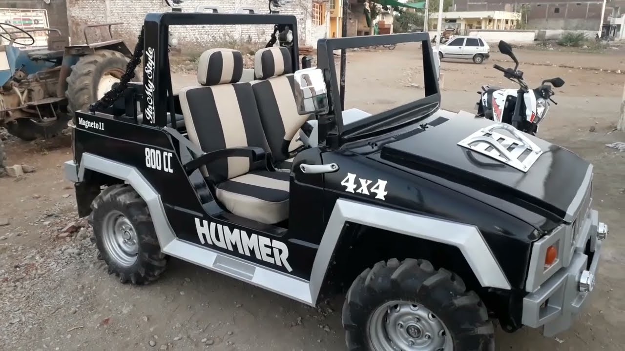Modified Maruti 800 into Mini Hummer Model | MAGNETO11