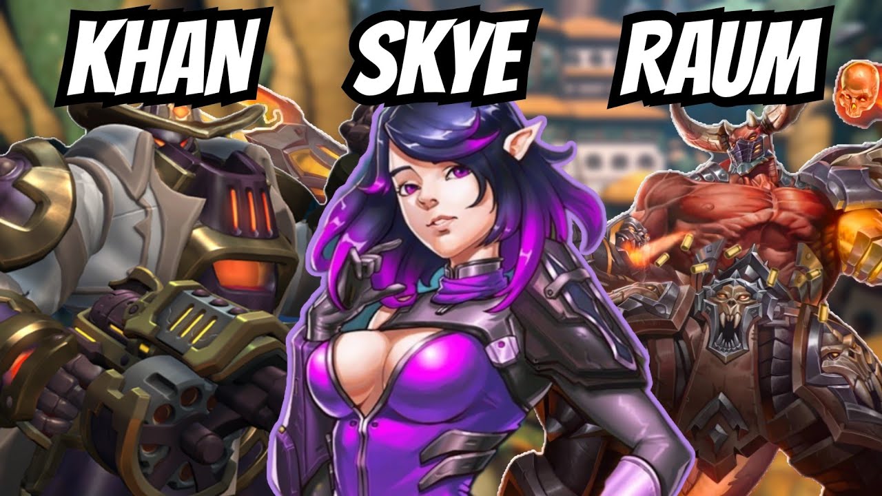 Paladins: SKYE CONTRA 2 TANKS! 