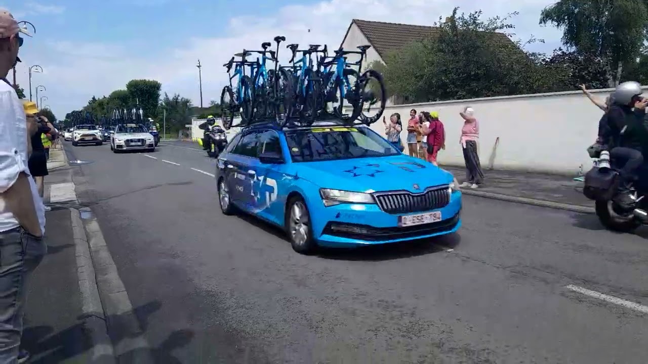 Passage du tour de France 2024-10ème étape Orléans/St Amand Montrond