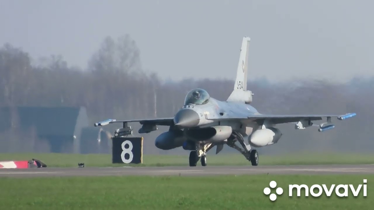 08-03-'24. Volkel, ochtend missie,  4×F35 & 4×F16 (bezoeker Cougar Demon2)