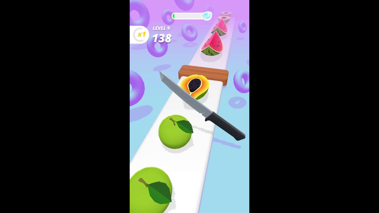 Perfect Slices Live Now 🍎🔪 Gameplay #perfectslices  #live​ #shortslive​