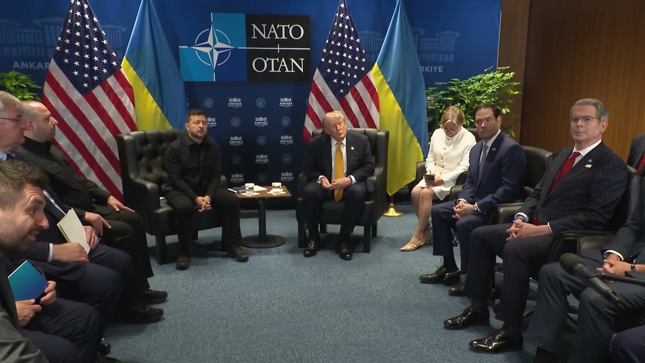 President Trump Participates in a Bilateral Meeting with the President of Ukraine