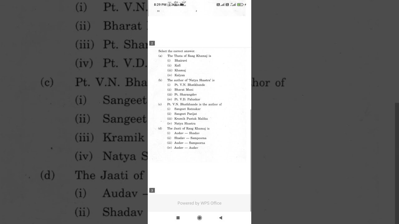 Class 10 Hindustani Music (Vocal) Previous Year Question Paper || pdf is available in description ||