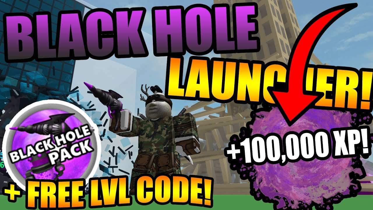 BLACK HOLE LAUNCHER! (+FREE 5 LVLS CODE!) | ROBLOX: Destruction Simulator